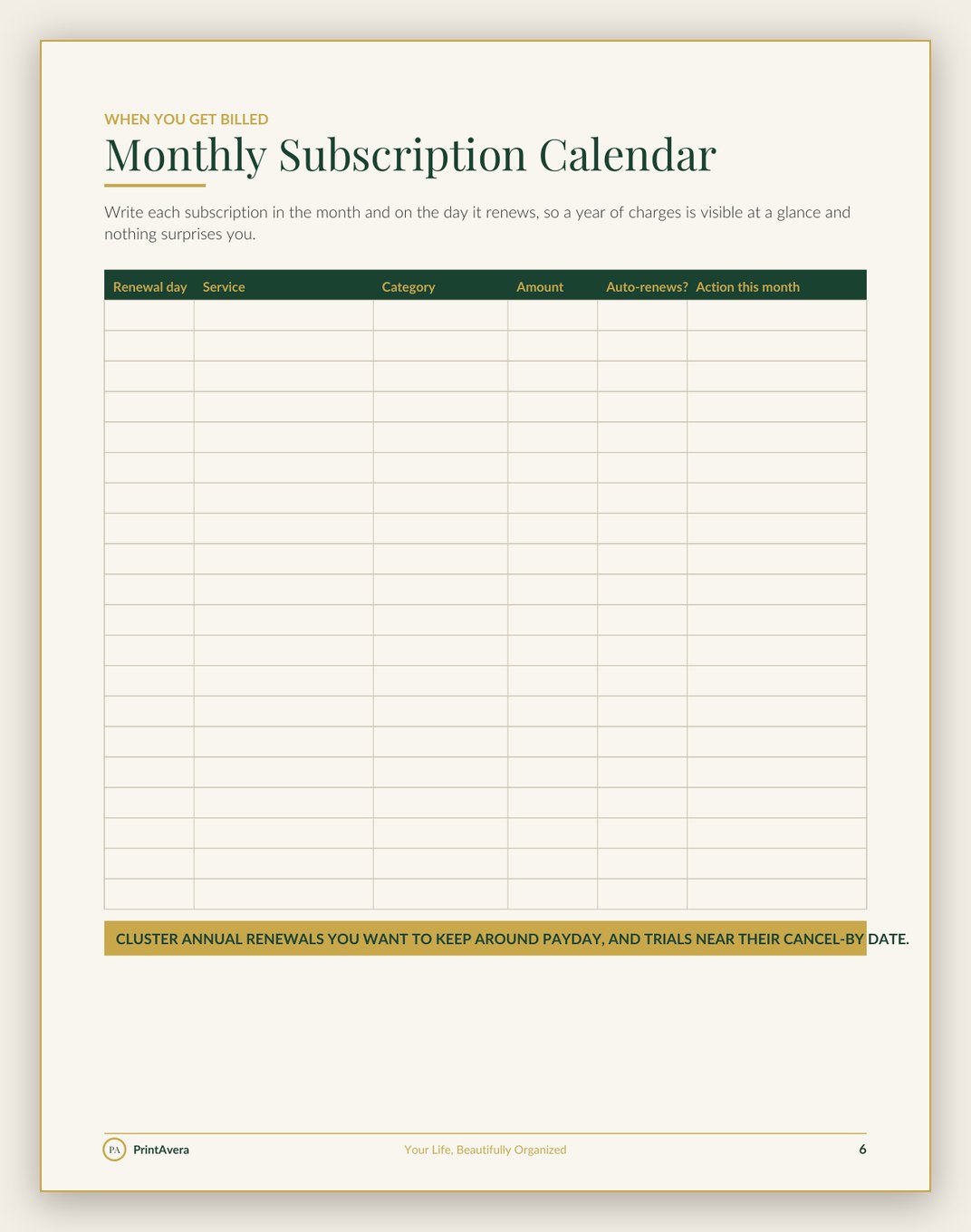 A sample page from the Money, Budgeting & Debt collection