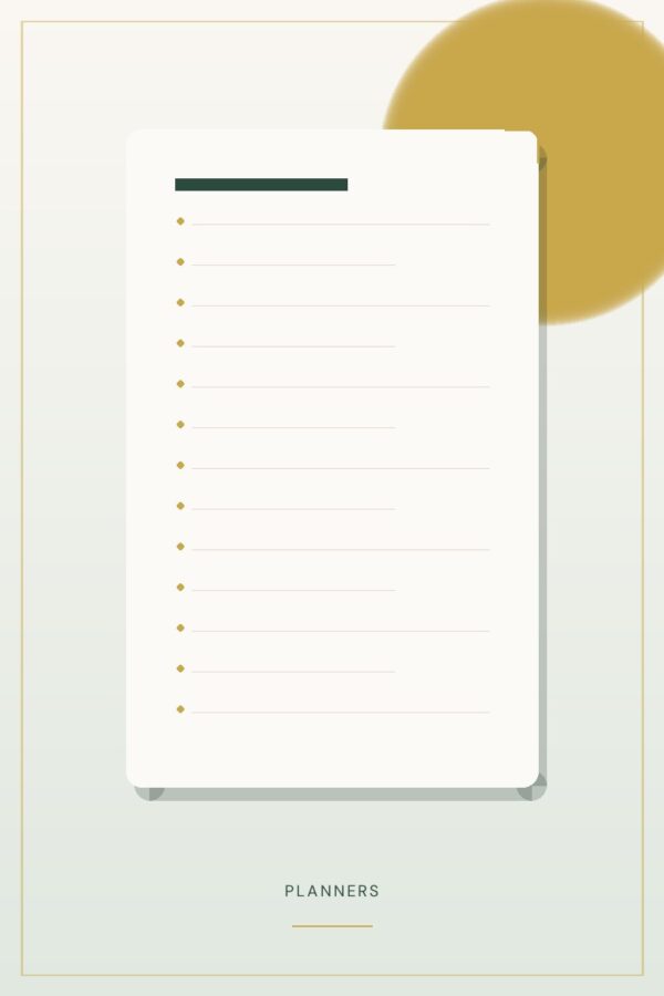 Planners printables
