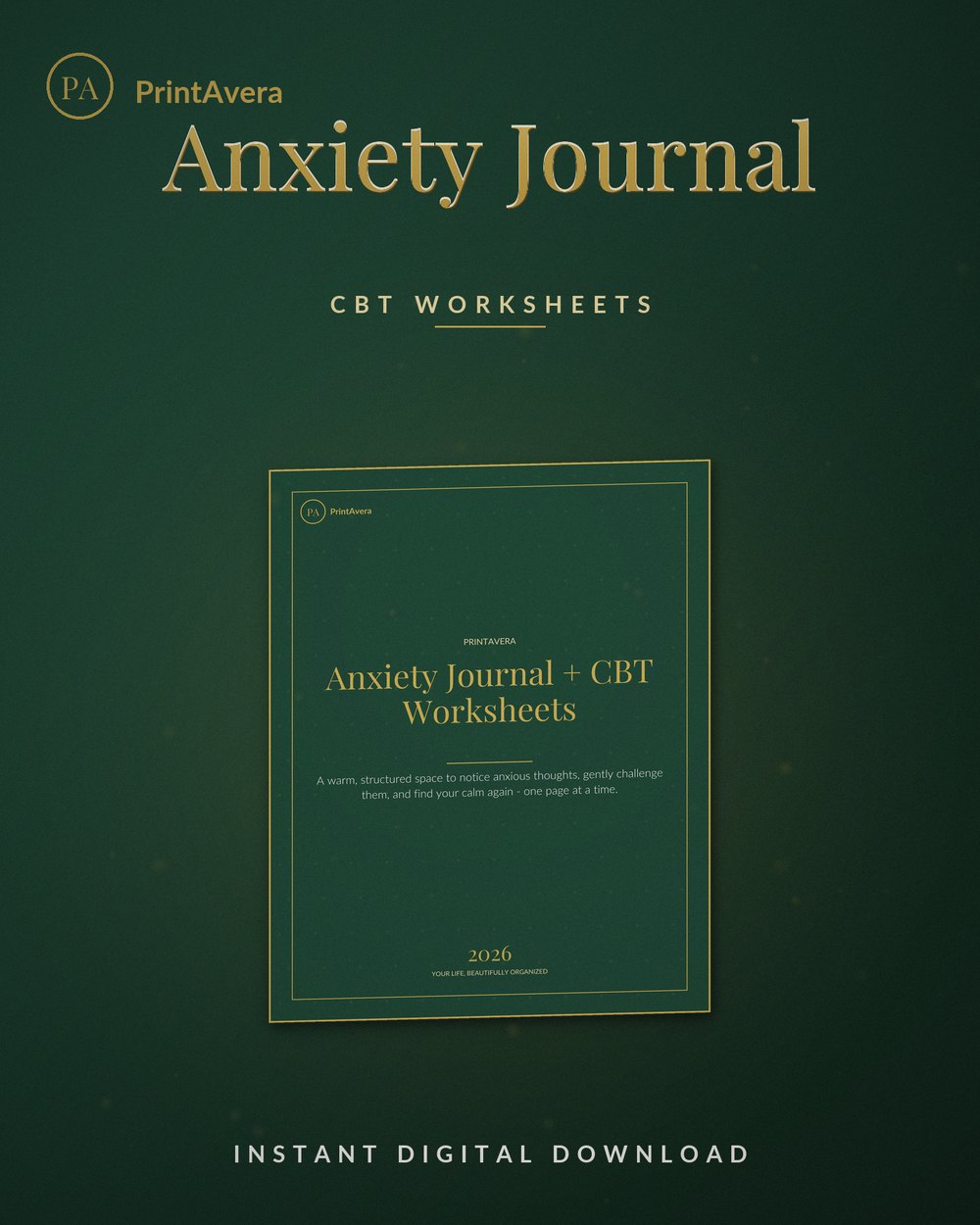 Anxiety & Mental Wellness Printables